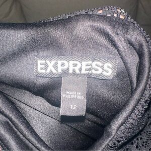 Express Black Lace Dress